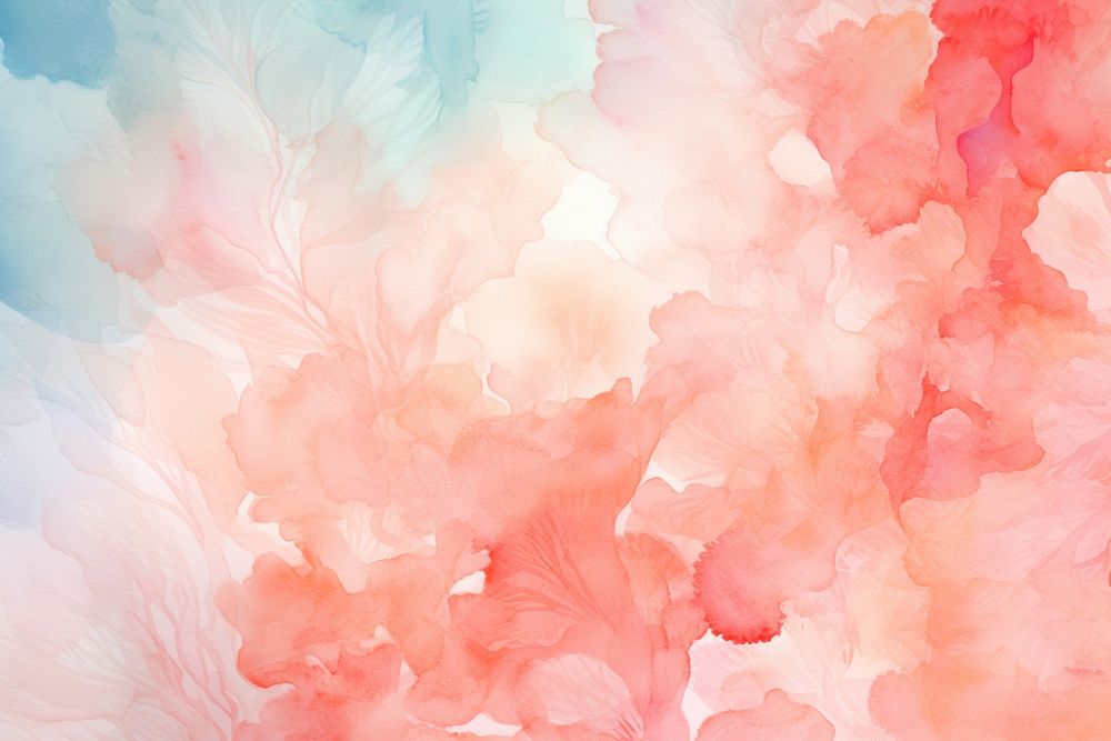 Abstract coral pattern backgrounds petal paint. AI generated Image by rawpixel.