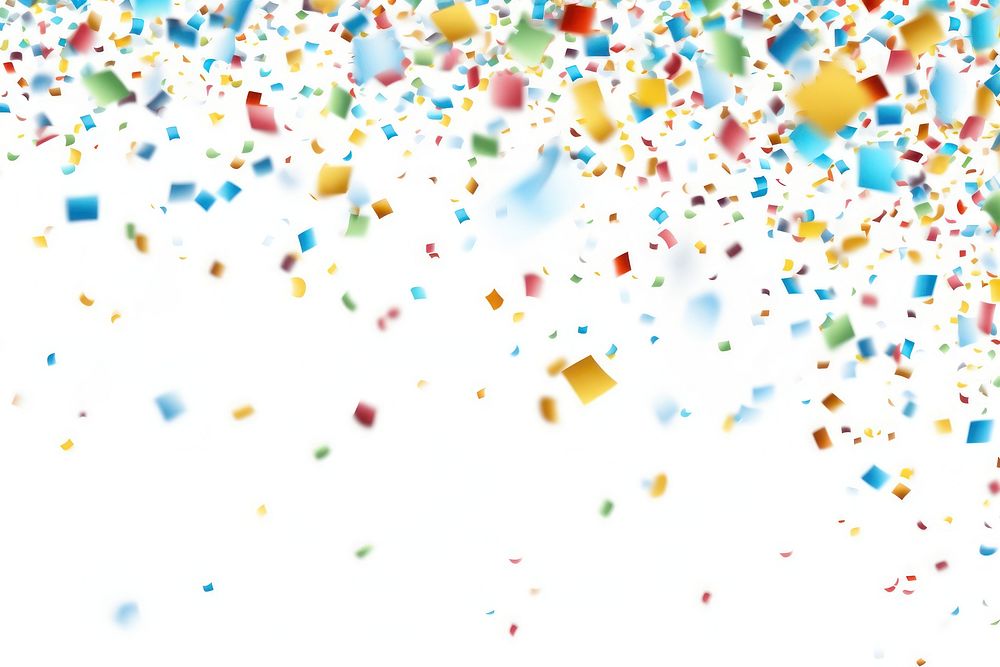 Party confetti backgrounds celebration splattered. AI generated Image by rawpixel.