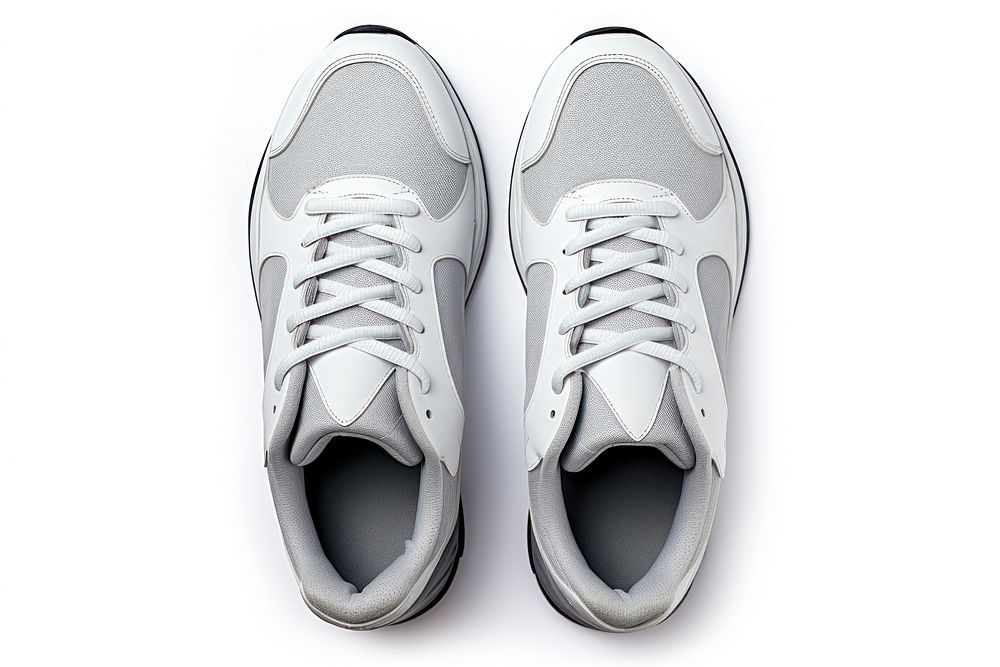 Sneaker footwear white shoe. AI generated Image by rawpixel.