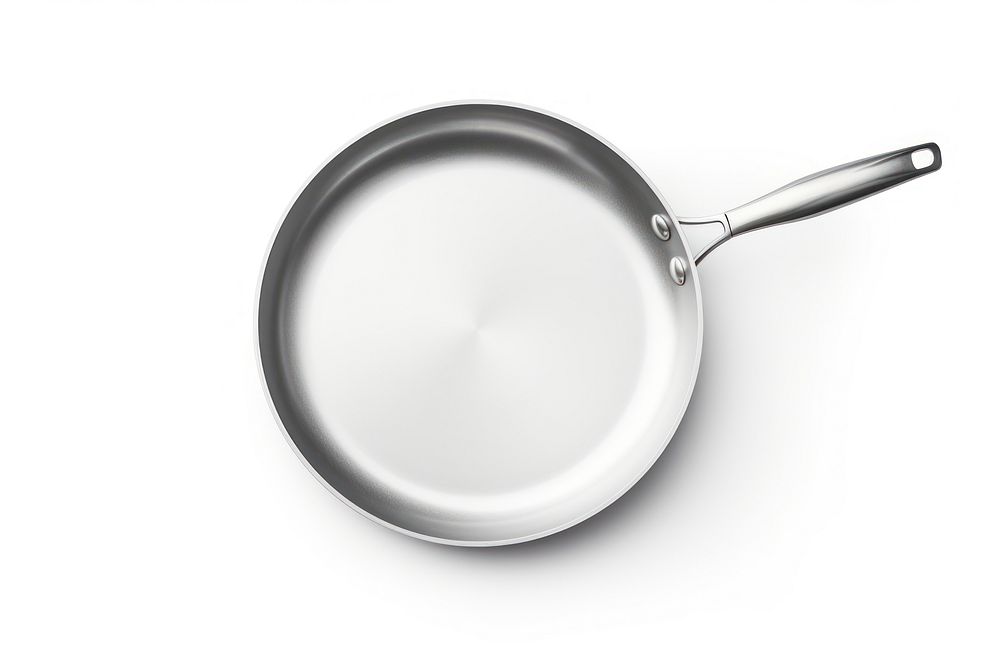 Frying pan wok white background simplicity. AI generated Image by rawpixel.