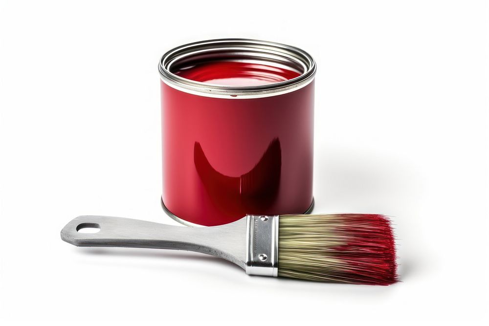 Brush white background paintbrush container. AI generated Image by rawpixel.