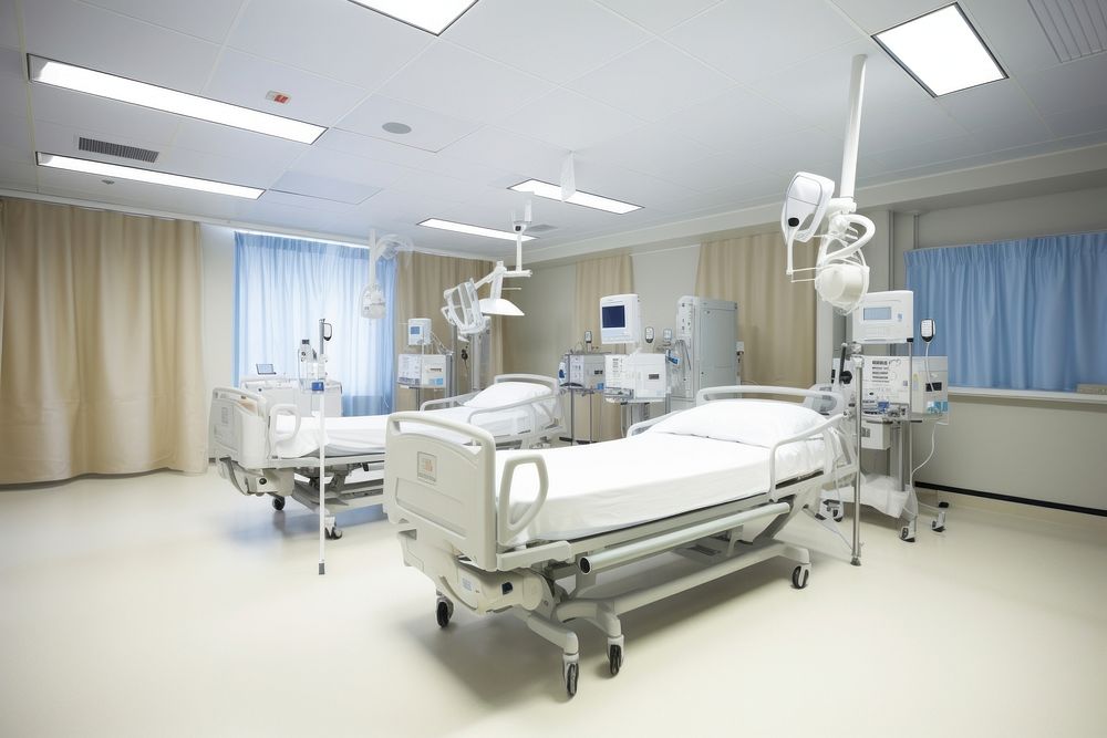 Hospital anesthesiology architecture furniture building. AI generated Image by rawpixel.