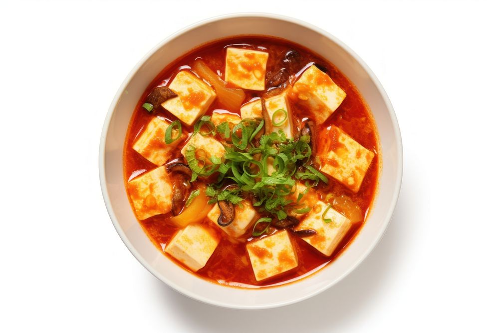 Tofu stew curry food soup. AI generated Image by rawpixel.