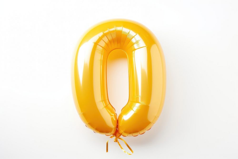 New year balloon number white background. AI generated Image by rawpixel.
