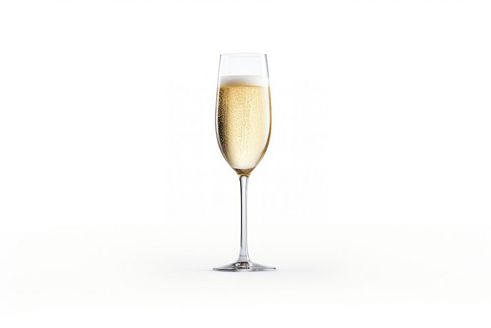 New year glass champagne drink. AI generated Image by rawpixel.