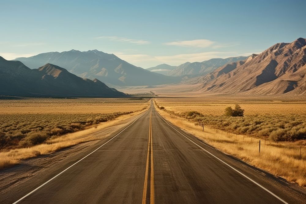 Transportation highway outdoors horizon. AI generated Image by rawpixel.