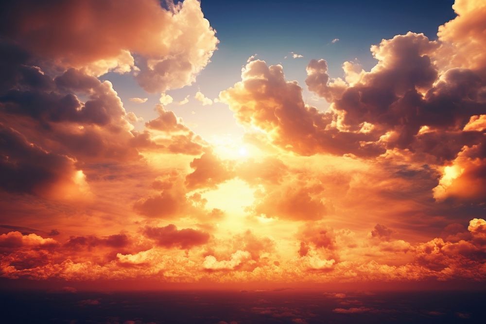 Sky sunlight outdoors nature. AI generated Image by rawpixel.