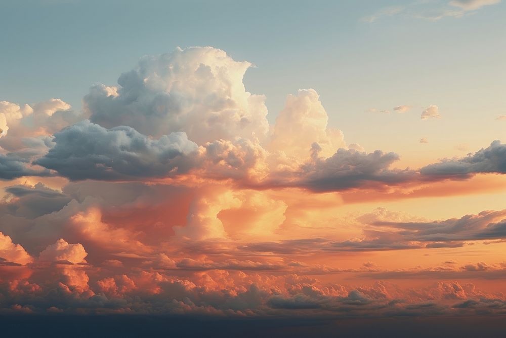 Sky cloud outdoors horizon. AI generated Image by rawpixel.