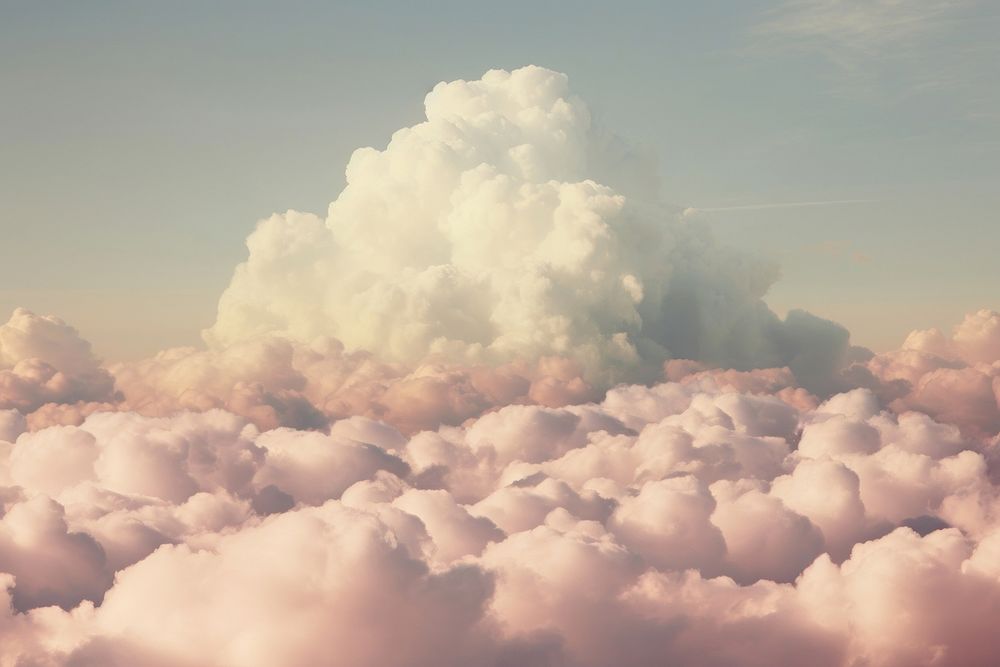 Sky cloud outdoors nature. AI generated Image by rawpixel.