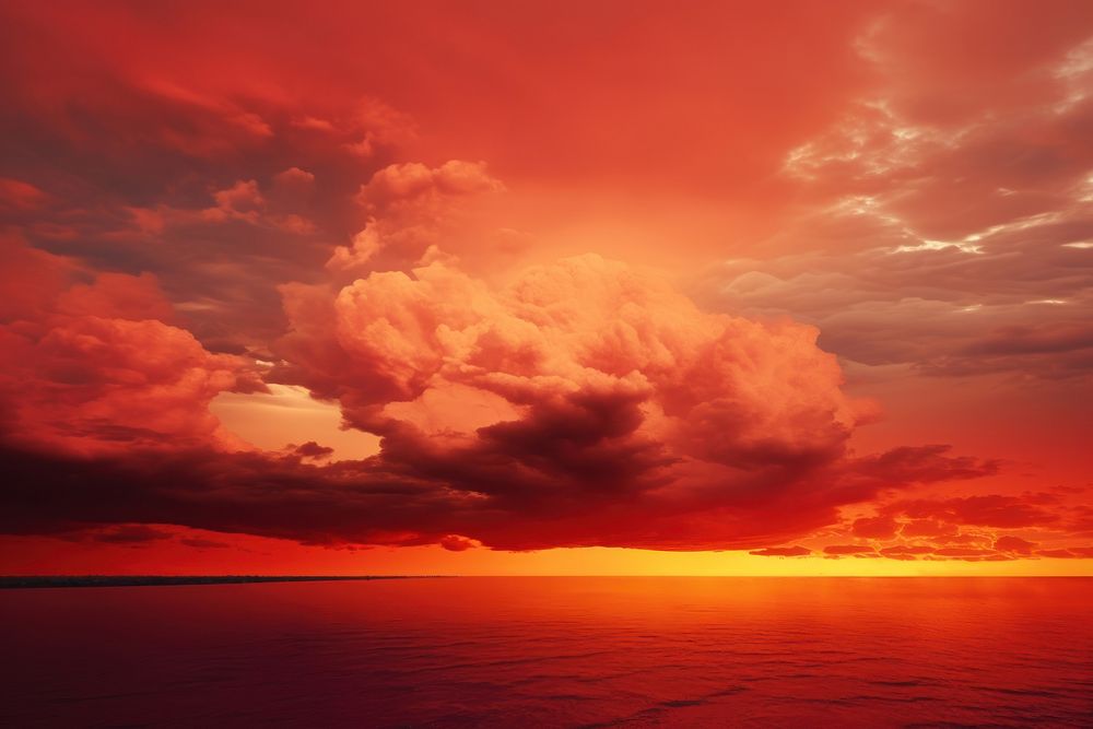 Sky cloud outdoors horizon. AI generated Image by rawpixel.