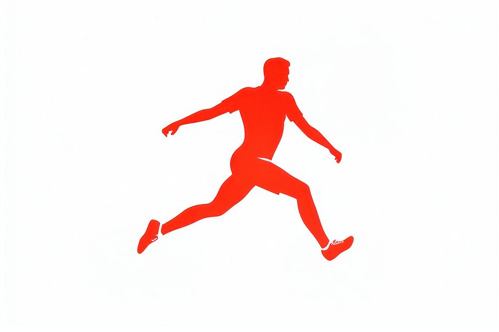 Man playing football competition silhouette exercising. AI generated Image by rawpixel.