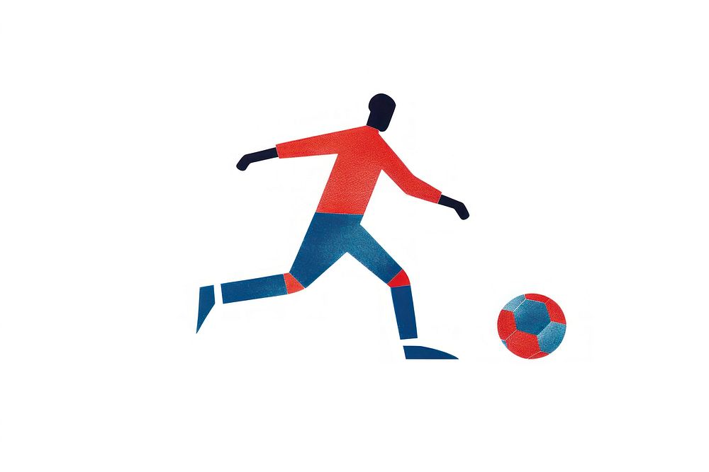 Man playing football kicking sports | Free Photo Illustration - rawpixel