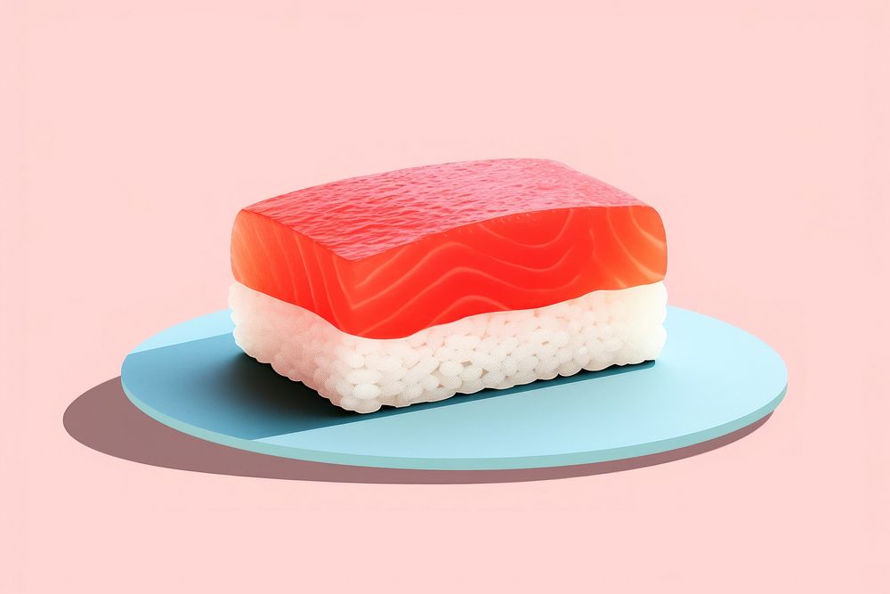 Sushi dessert food cake. AI generated Image by rawpixel.