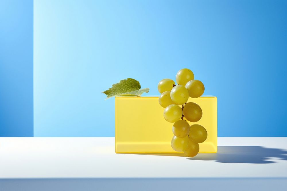 Grapes lighting yellow fruit. AI generated Image by rawpixel.