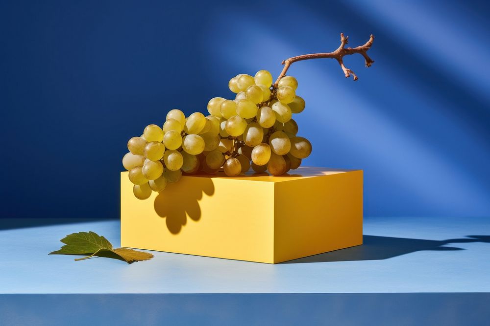 Grapes yellow fruit plant. AI generated Image by rawpixel.