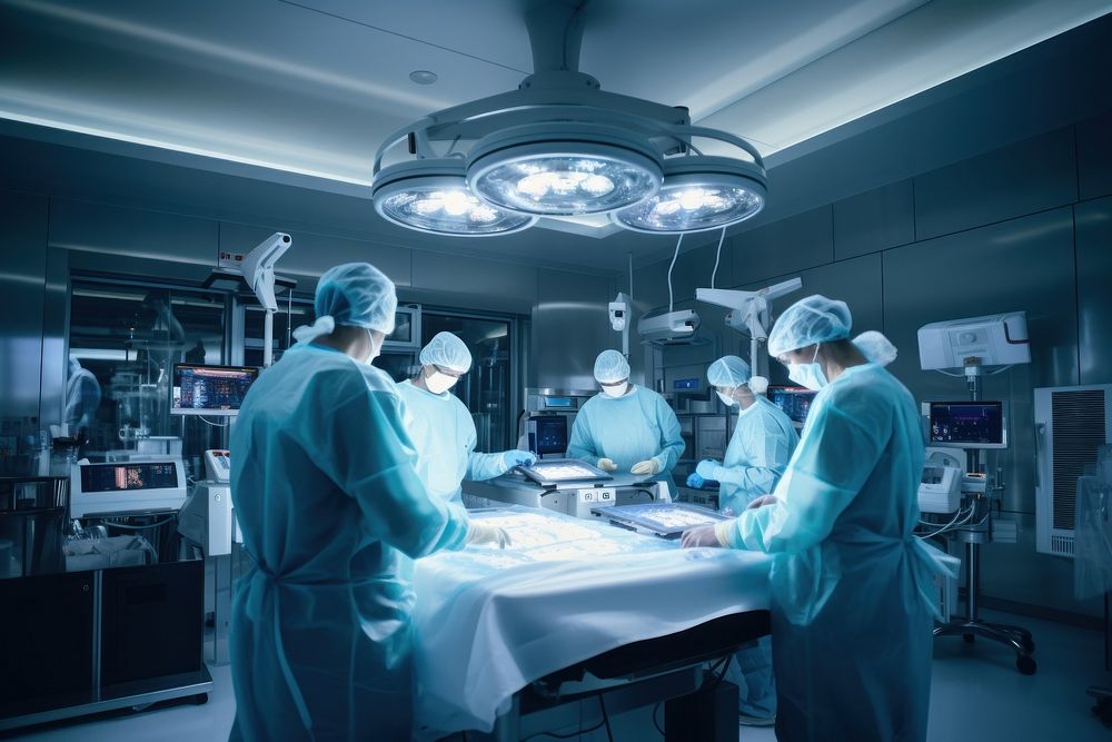 Science hospital surgeon surgery. AI generated Image by rawpixel.