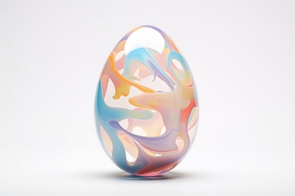 Easter egg easter white background creativity. AI generated Image by rawpixel.