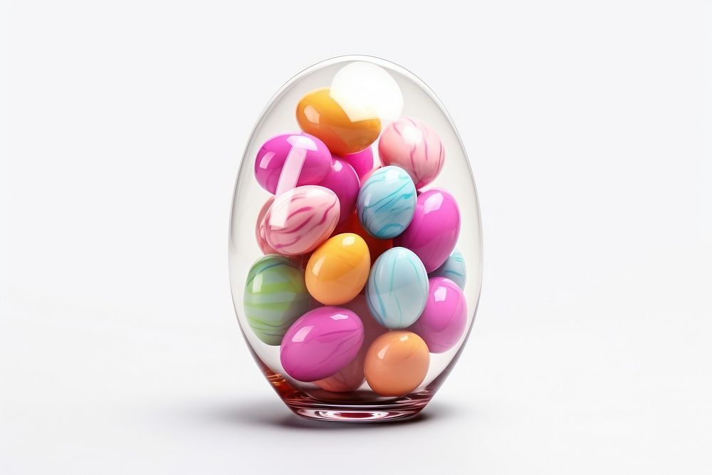 Easter egg product confectionery easter glass. AI generated Image by rawpixel.