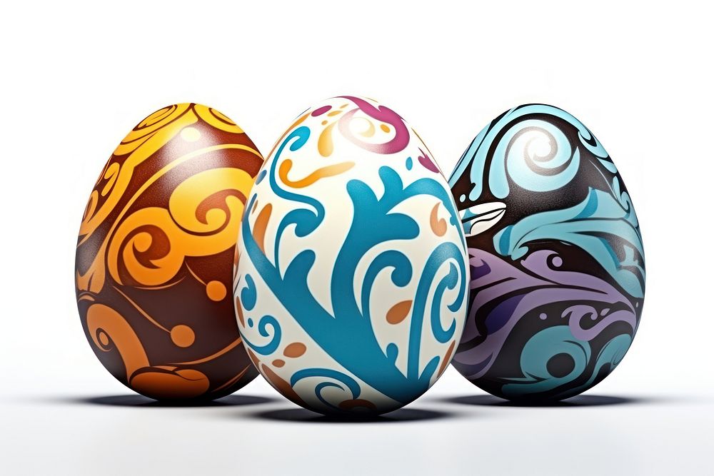 Easter eggs celebration creativity tradition. AI generated Image by rawpixel.