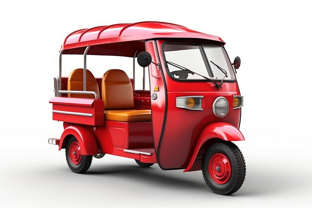 Thailand car vehicle red. AI generated Image by rawpixel.