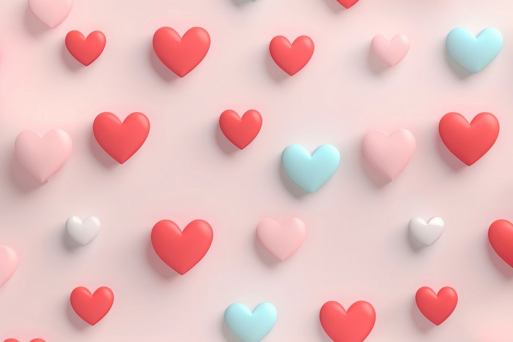 Heart backgrounds pattern heart. AI generated Image by rawpixel.