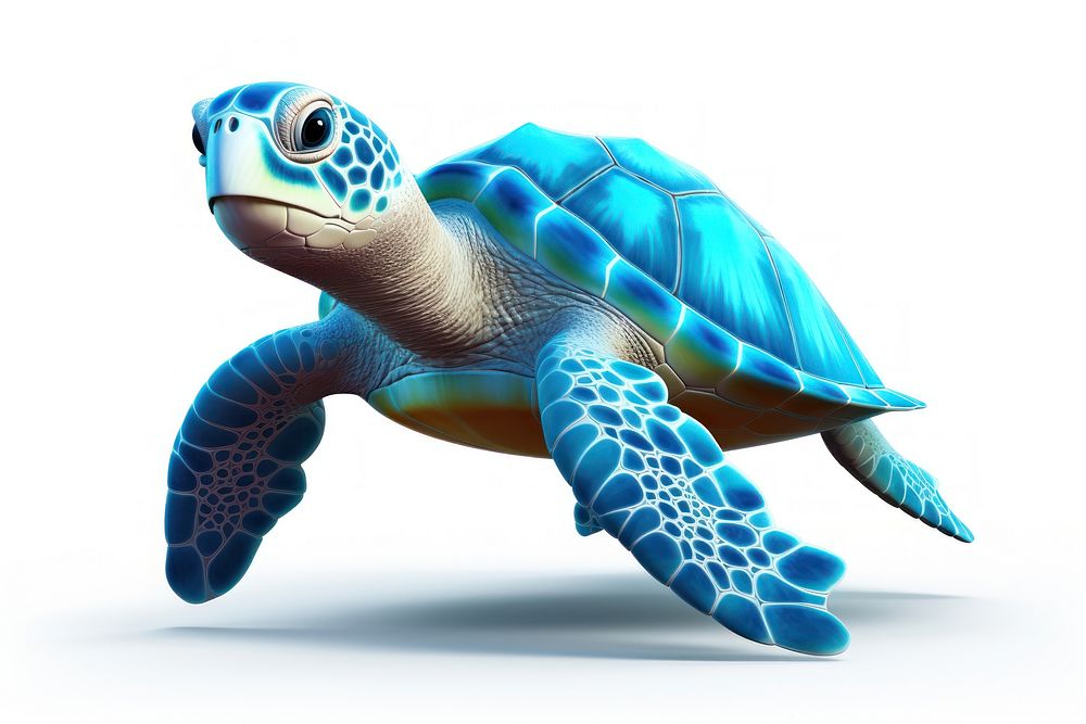 Ocean reptile animal turtle. AI generated Image by rawpixel.