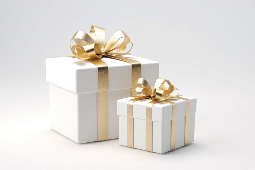 Gift christmas box white. AI generated Image by rawpixel.