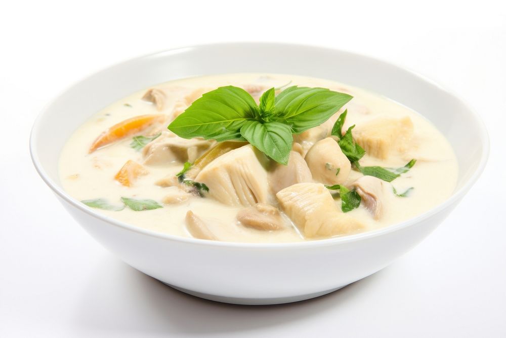 Thai food soup plate meal. AI generated Image by rawpixel.