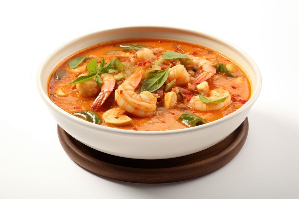 Thai food soup seafood shrimp. AI generated Image by rawpixel.