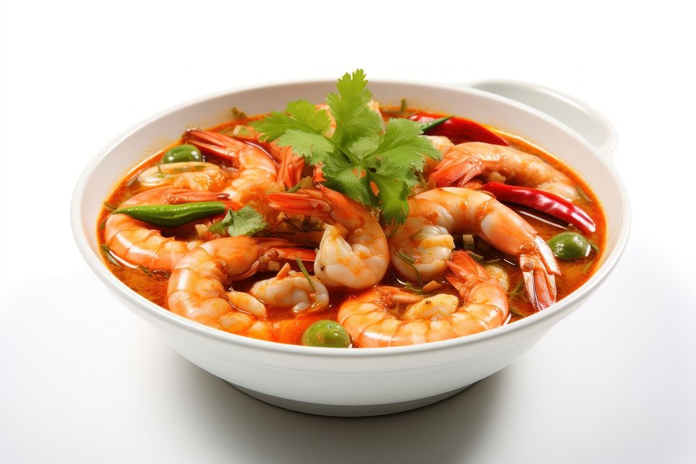Thai food shrimp seafood meal. AI generated Image by rawpixel.