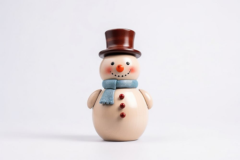 Snow man christmas snowman winter. AI generated Image by rawpixel.