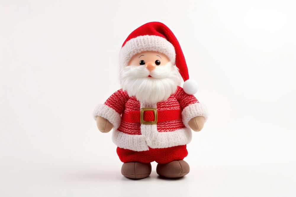 Santa Claus toy christmas plush. AI generated Image by rawpixel.