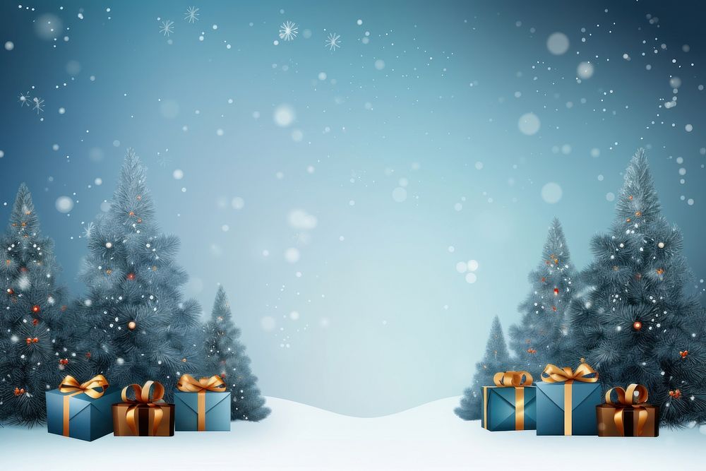Gift christmas outdoors holiday. AI generated Image by rawpixel.