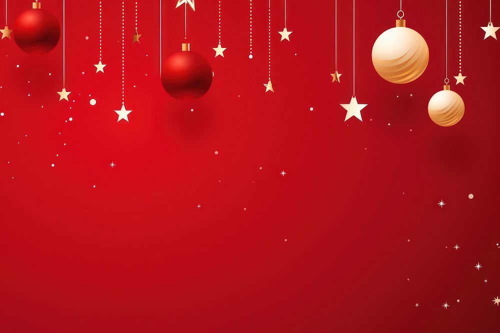 Christmas backgrounds holiday red. AI generated Image by rawpixel.