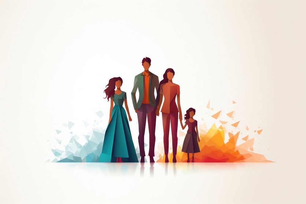 Family dress togetherness celebration. AI generated Image by rawpixel.