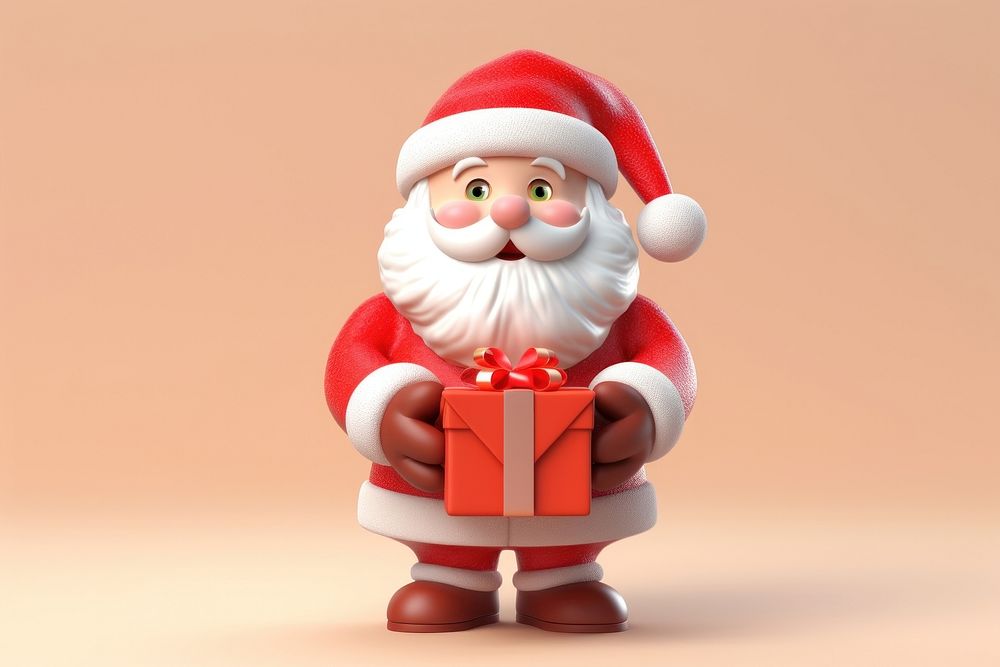 Gift figurine representation santa claus. AI generated Image by rawpixel.