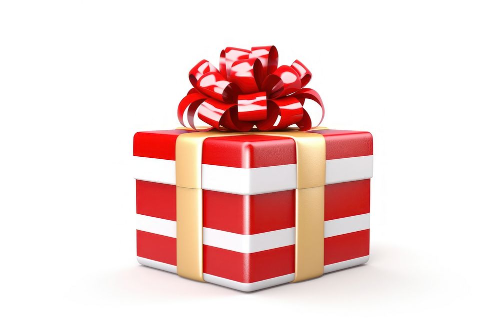 Gift gift box white background. AI generated Image by rawpixel.