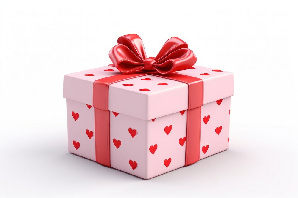 Gift gift box white background. AI generated Image by rawpixel.