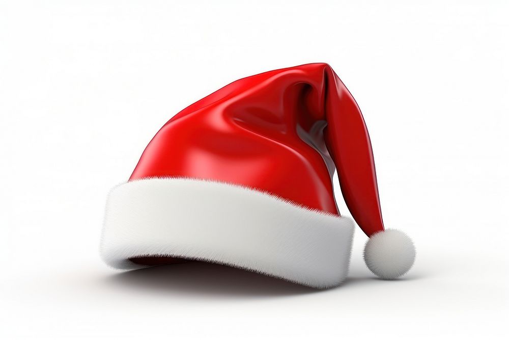 Christmas christmas hat white background. AI generated Image by rawpixel.