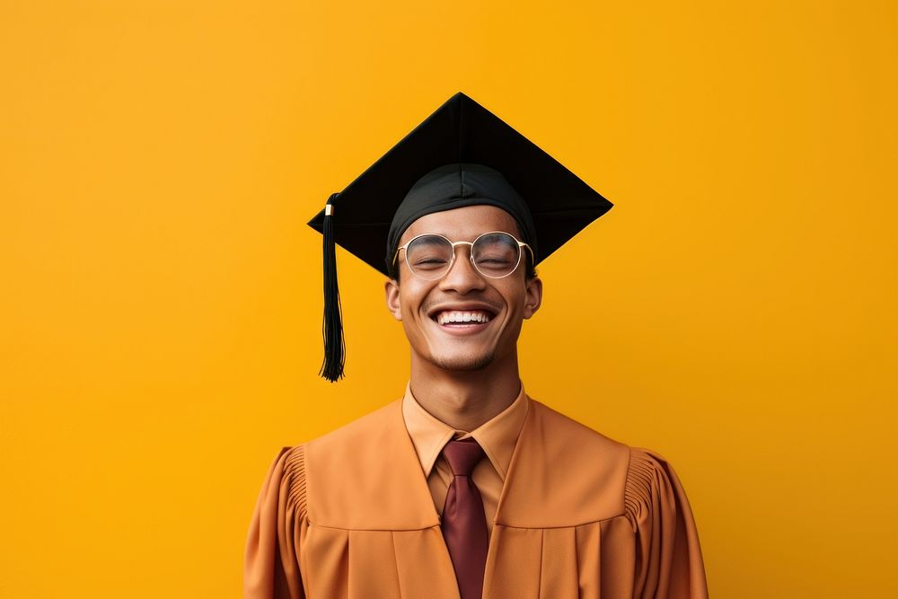 Graduation student smile intelligence. AI generated Image by rawpixel.