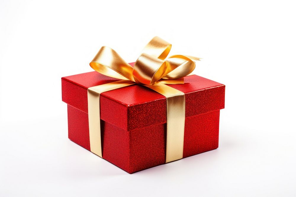 Gift box ribbon gold. AI generated Image by rawpixel.