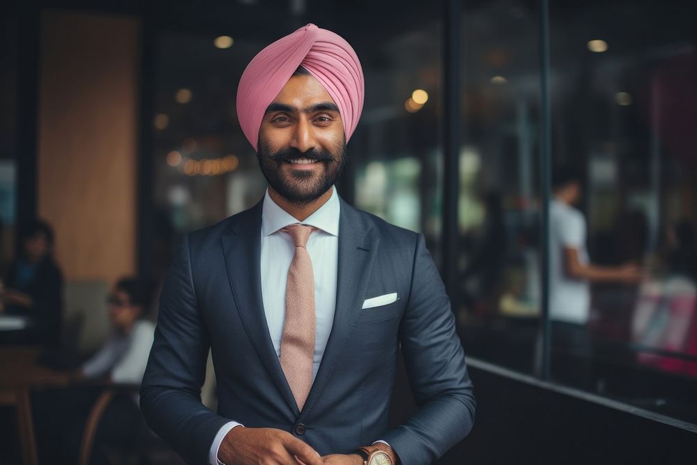 Turban adult tie man. AI generated Image by rawpixel.