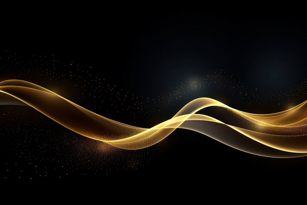 Gold Waves backgrounds abstract nature. AI generated Image by rawpixel.
