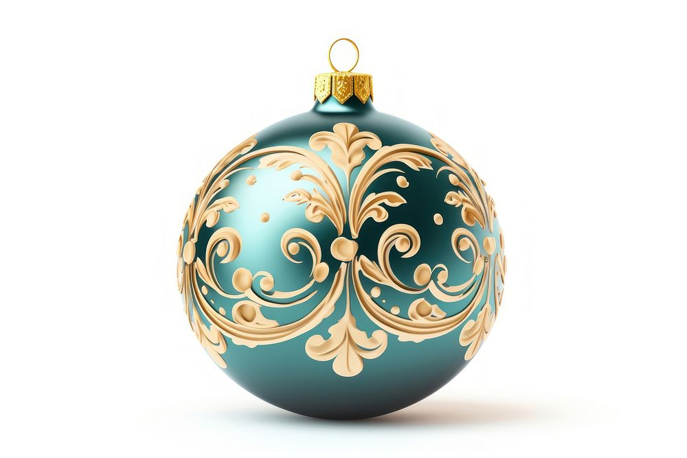 Christmas ornament jewelry white background. AI generated Image by rawpixel.