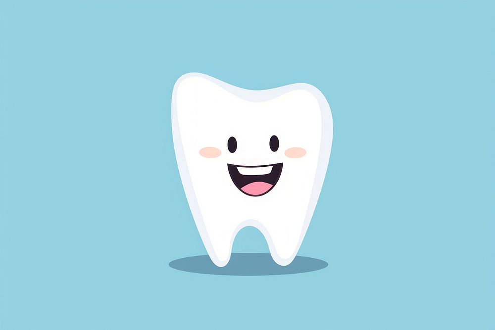 Tooth cartoon toothbrush happiness. AI generated Image by rawpixel.