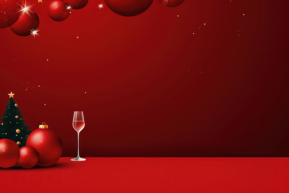 Christmas holiday party red. AI generated Image by rawpixel.