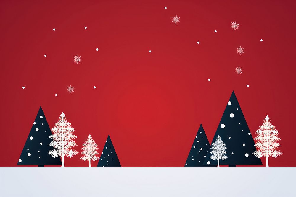 Christmas backgrounds holiday snow. AI generated Image by rawpixel.
