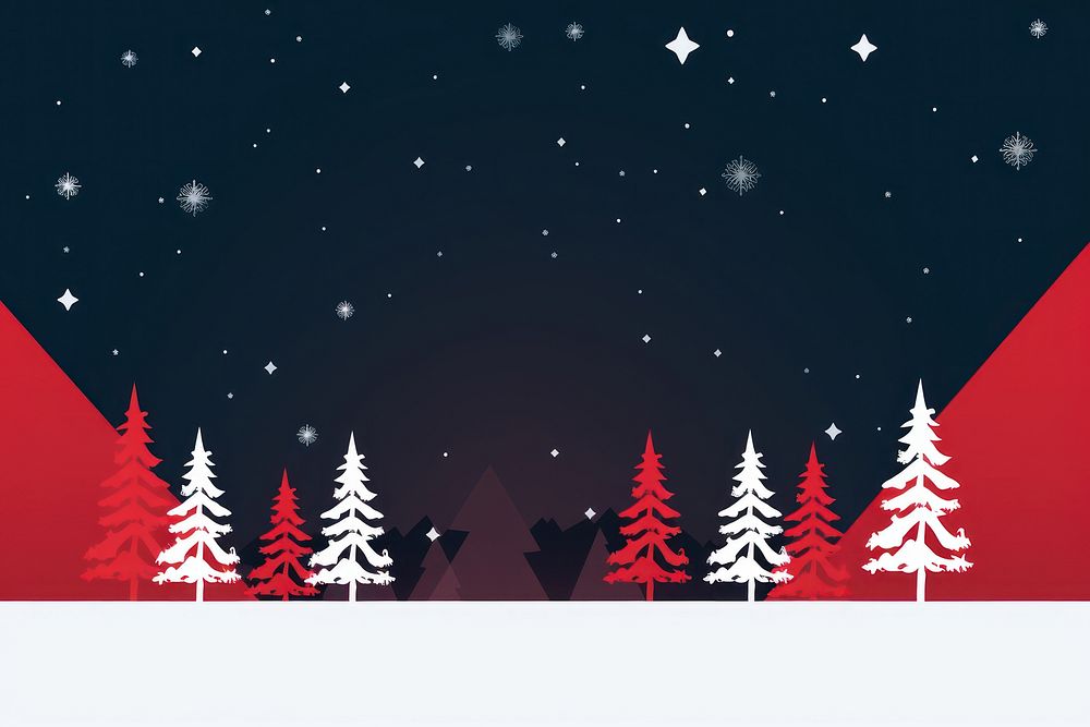 Christmas holiday nature night. AI generated Image by rawpixel.