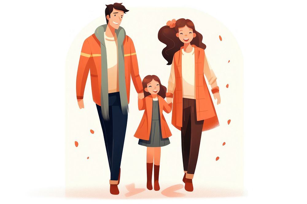 Happy family adult togetherness affectionate. AI generated Image by rawpixel.