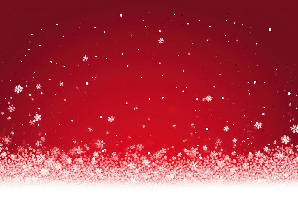 Snow backgrounds glitter red. AI generated Image by rawpixel.